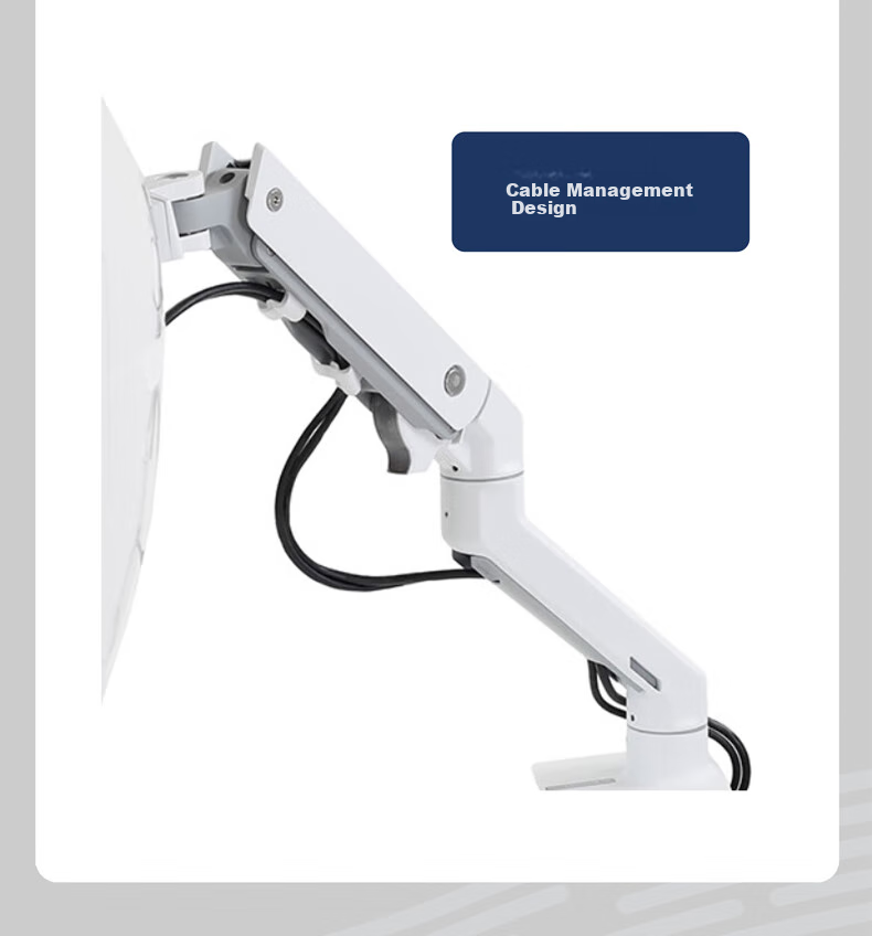 ERGOTRON HX Heavy-Duty Monitor Stand, Computer Stand, Rotating Arm, Desktop Screen Base, Height-Increasing Stand, Computer Desk (45-475 White) 14