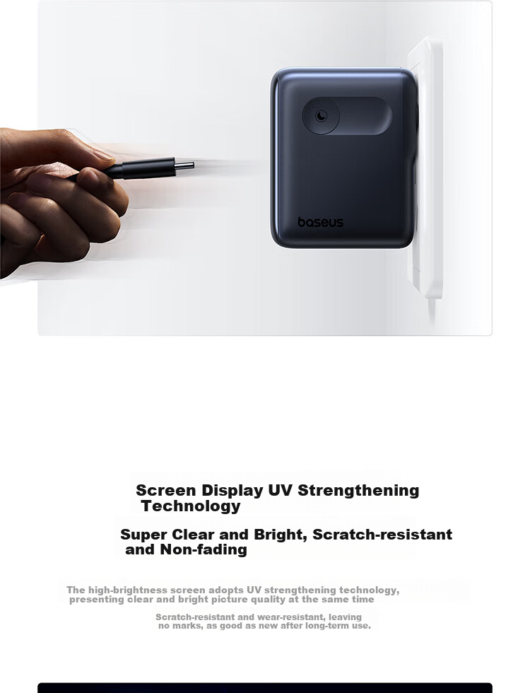 Baseus 140W GaN Charger Set with Display, Type-C Multi-Port PD Fast Charging 100W Phone Charger for Laptops And IPhone 17 Xiaomi 120W Silver 20