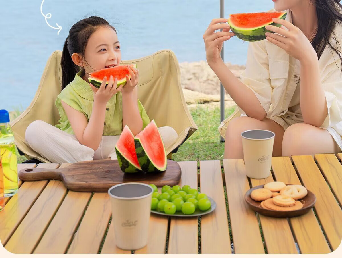 Gosoo Outdoor Folding Chair Portable Camping Moon Chair Beach Chair with Backrest Fishing Picnic Sketching Chair 3