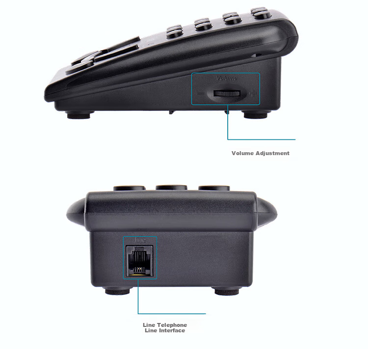 HION VF600 Headset Telephone, Business Call Center Headset, Customer Service Call Center Phone, Office Fixed-Line Telephone, Landline (Without Recording Function) 11