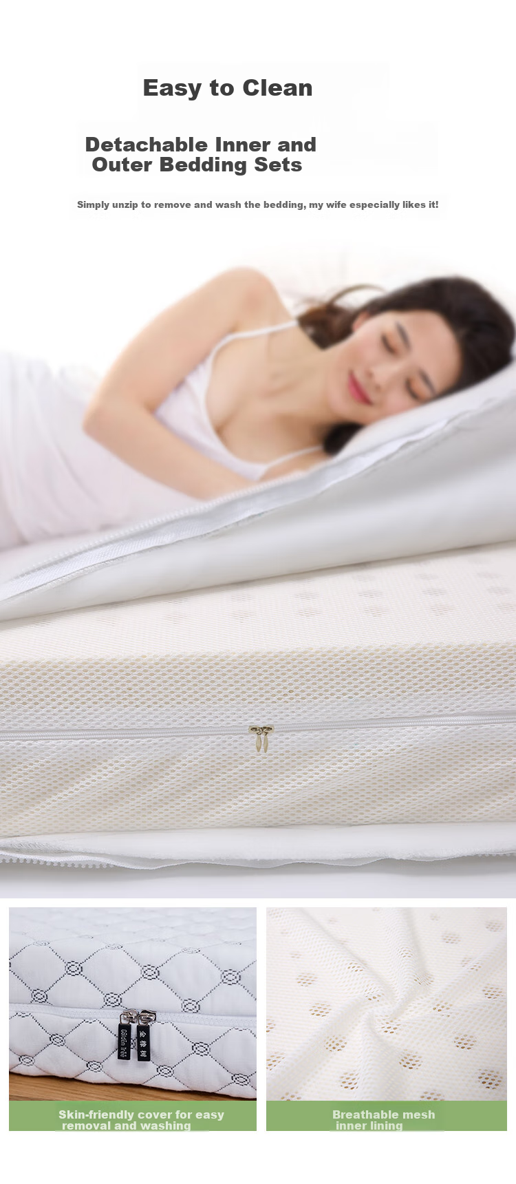 Jinxiangshu Latex Mattress, Imported from Thailand, Natural Latex, Home And Student Use, 1.5*2 Meters, Medium Firmness 14