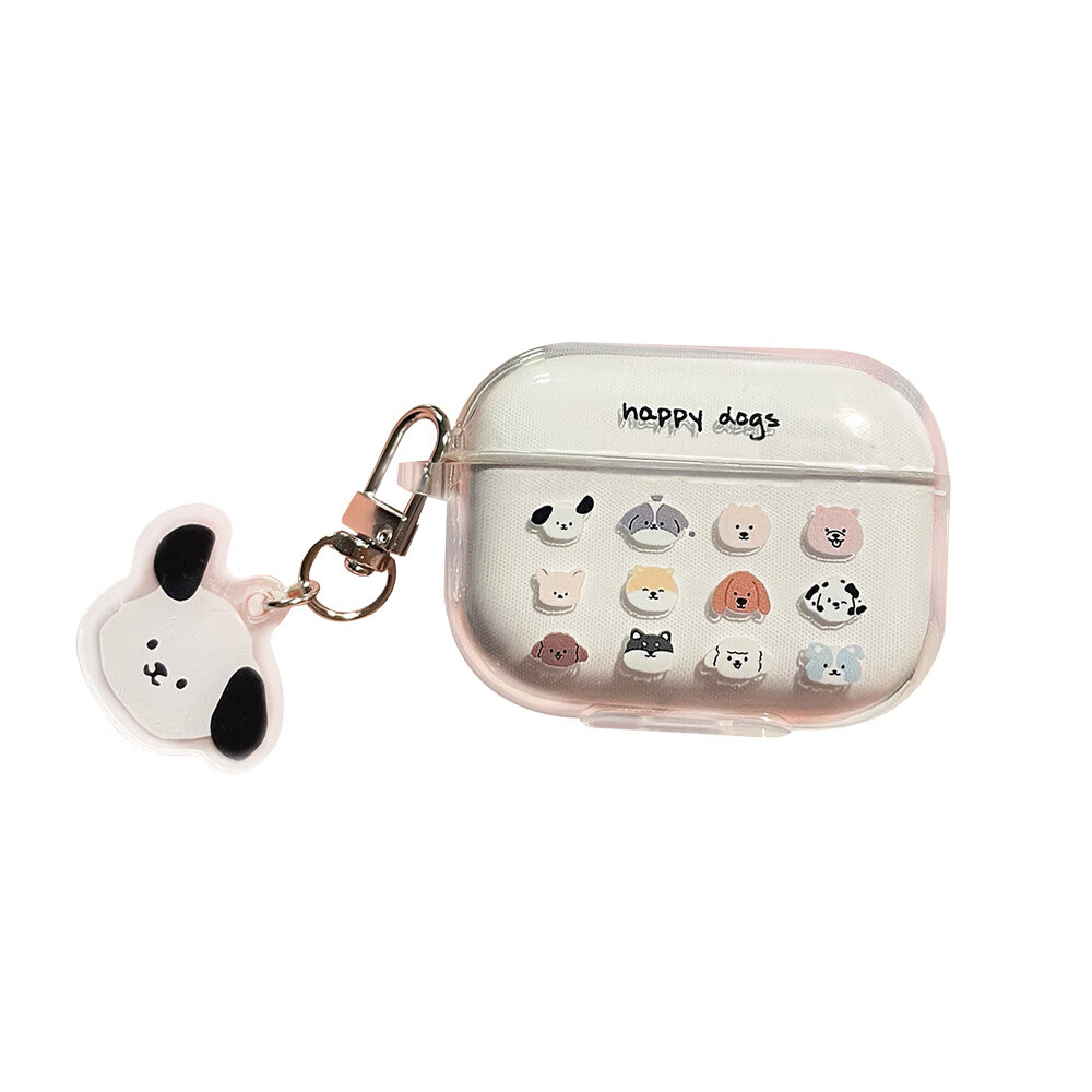 Beiyipin AirPods Pro 3 Protective Case Apple Wireless Bluetooth Earphone Cover Shockproof Creative Non-Slip Storage Box Music Puppy 4