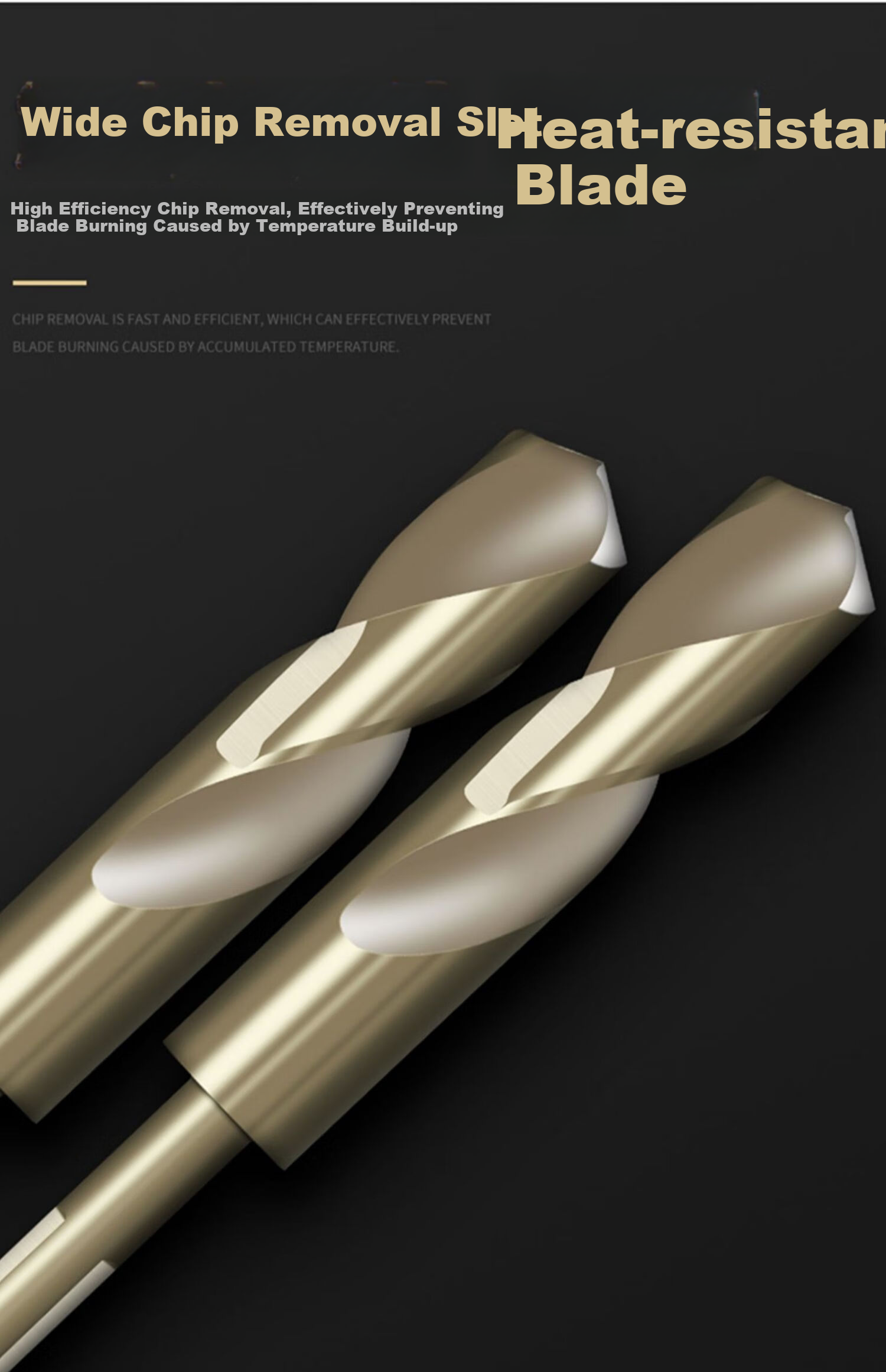 HUHAO Small Handle Twist Drill Bit Set for Electric Drill, Iron Drilling, Stainless Steel, Specialized High-Speed Steel, Woodworking Carbide Drill Bits 4