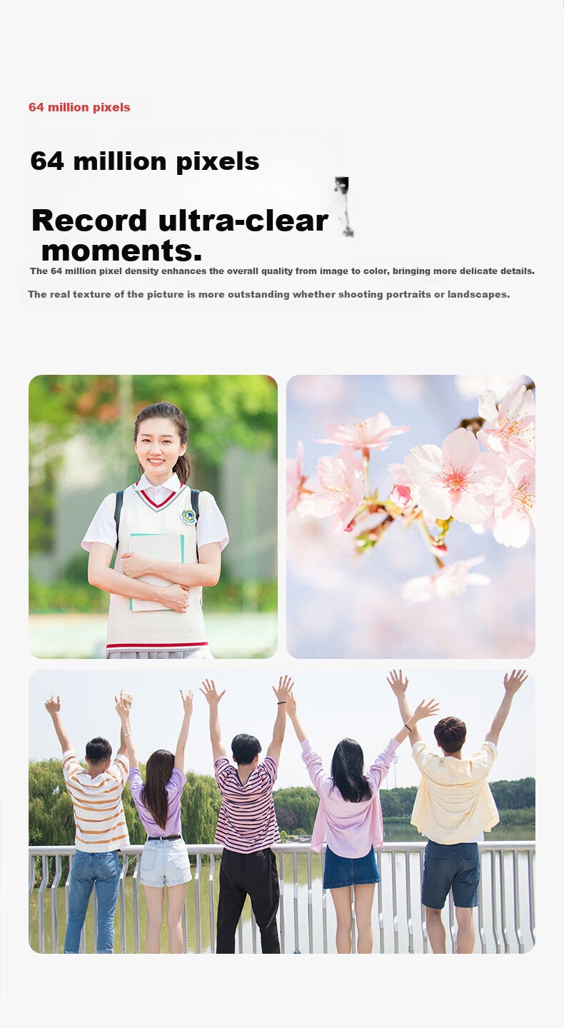 SONGDIAN Digital Camera, Replaces CCD, Entry-Level Point-And Mirrorless Vlog Camera, Flip Selfie Camera DC101AF Official Standard Configuration + Wide-Angle Lens Kit, 32GB Memory 3