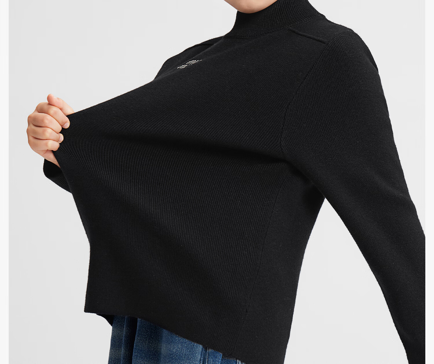 Zuo Xi Boys' Base Layer Sweater Big Kids Autumn Winter 2025 New Children's Half Turtleneck Knitwear Boys Gray 150cm 2