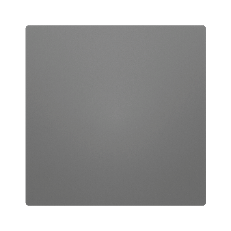 Lingpu Technology E3S Ultra-Thin Switch Socket Blank Panel 86-Type Frameless Cover Plate Gray
