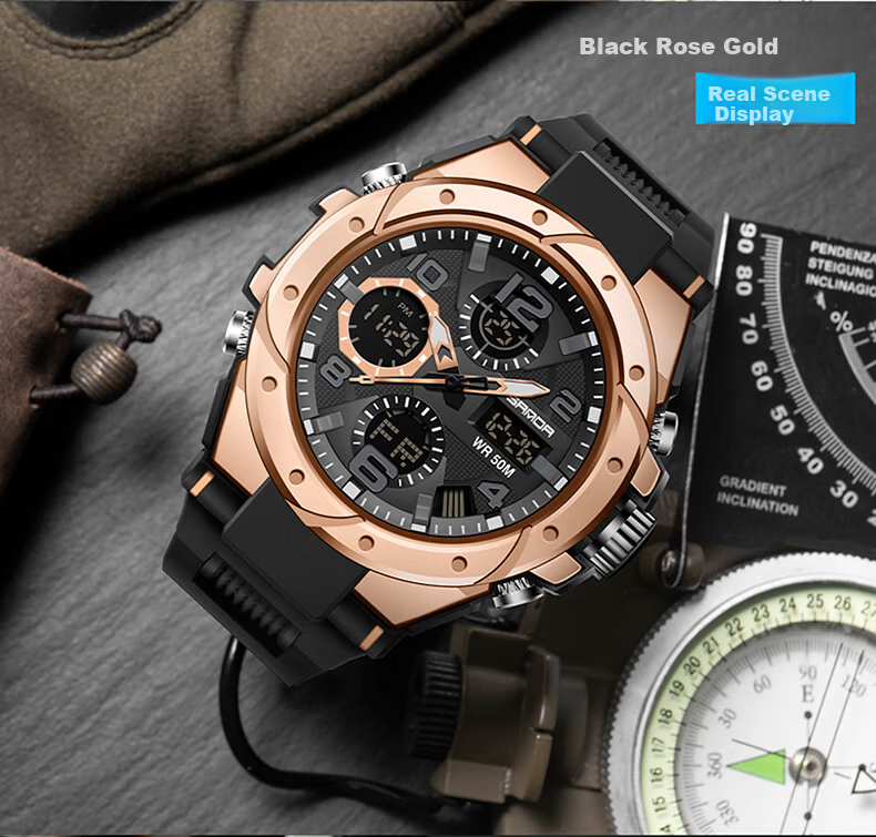 GEORGCOUNT Men's Multifunctional Sports Alarm Clock Electronic Watch for Middle School And High School Students, Waterproof Youth Watch for Me 20