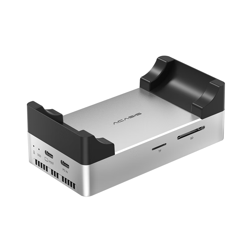 Akashis Mac mini Docking Station M.2 External SSD Enclosure 8TB Storage USB 10Gbps Expansion Power Adapter for M4/M4Pro Apple Host M003