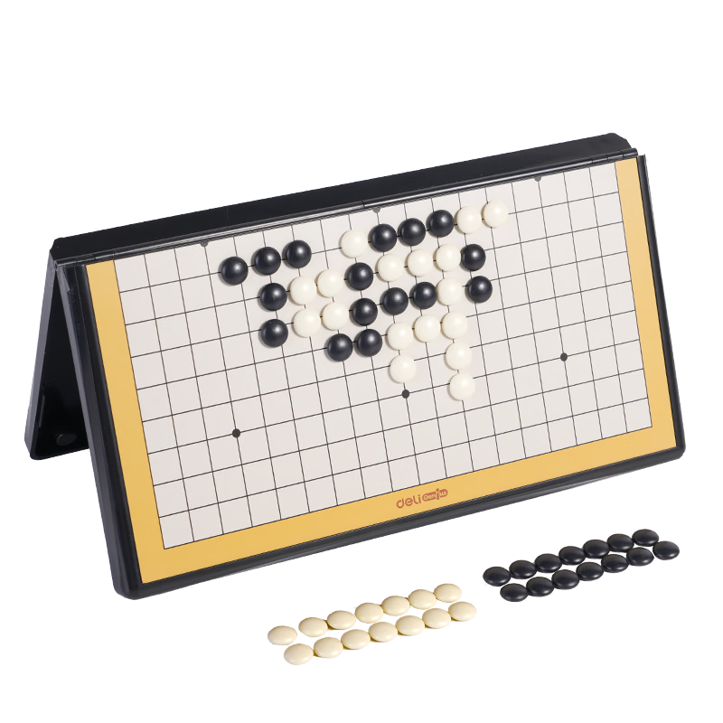 Deli Children's Magnetic Go And Gomoku Folding Board, Large Size, Back-To Toy, Table Game, Birthday Gift