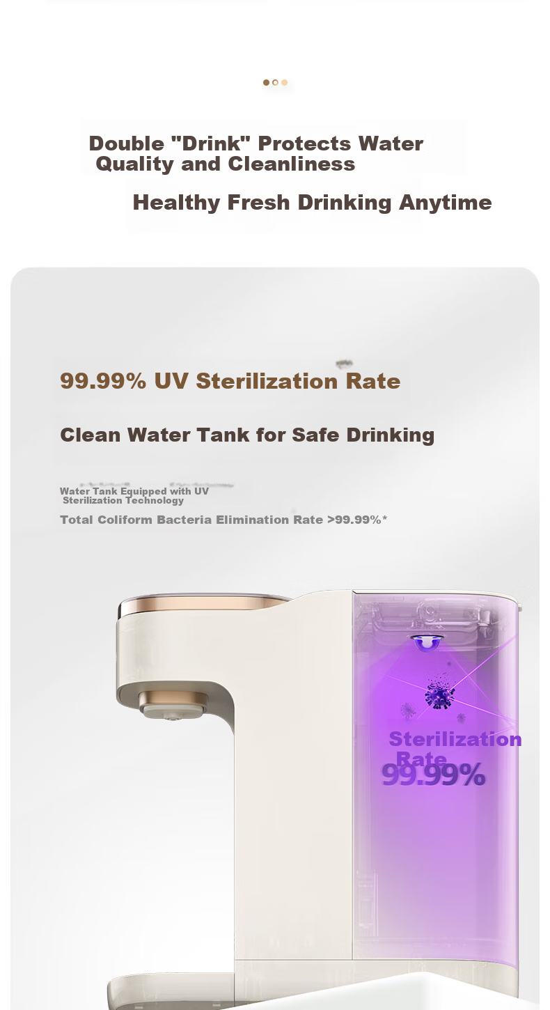PHILIPS Instant Hot Water Dispenser for Home Use, UV Sterilization, Compact Countertop Design, No Installation Required, Office Desk Hot Beverage Machine, Electric Kettle, Portable Water Boiler ADD8202 3