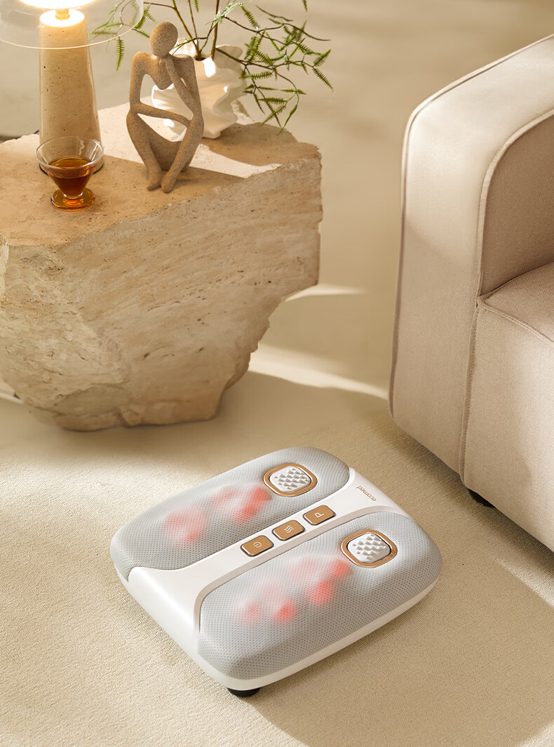 Ecomed German Foot Massager Foot Therapy Machine Leg Vibration Meridian Acupoint Full Automatic Kneading Fascia Sole Massager Practical Birthday Gift for Parents 2