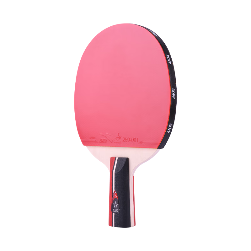 Anta 1-Star Table Tennis Paddle (Jingcang Fast Delivery + 6 Balls + Paddle Bag) P102 Penhold Single Paddle