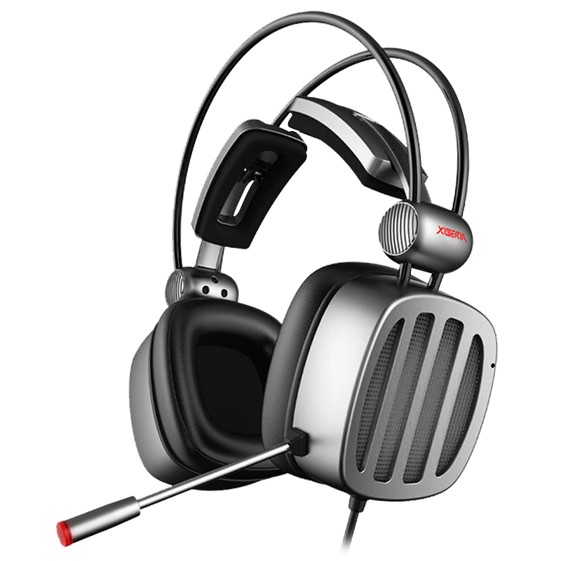 XIBERIA S21D Headset, Gaming Headphones with Microphone, Computer And Mobile Phone Earphones, PUBG Headset with Mic, E-Sports Headphones, Iron Gray Color
