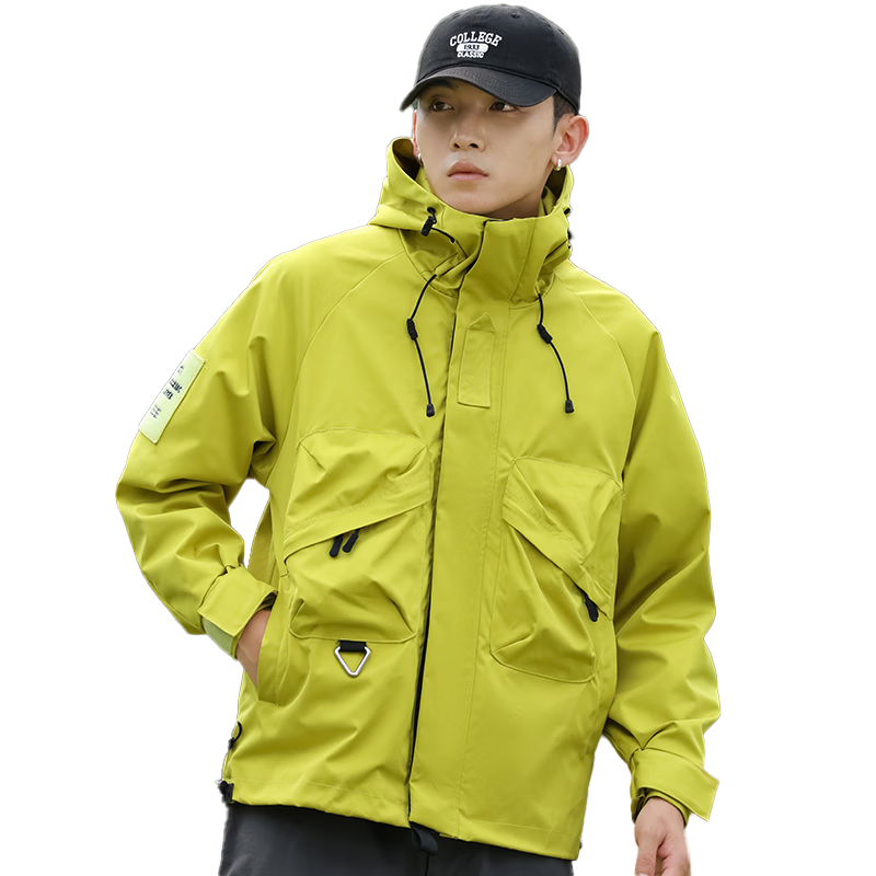 EASTERN CAMEL Couple's Workwear Jacket for Men And Women, Outdoor Sports Hiking Camping Large Pocket Functional Windproof Coat