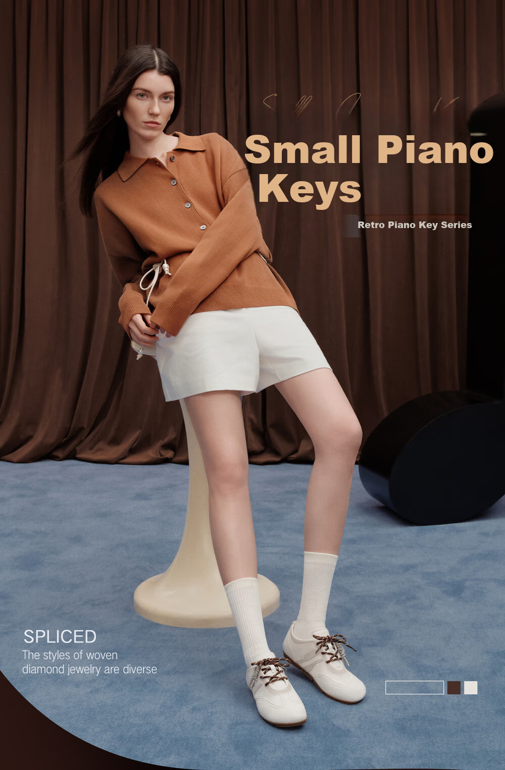 STACCATO Yang Mi Same Style Spring 2026 Small Keyboard Training Shoes Women's Shoes EG701AM6, Vintage Red, Size 40 1