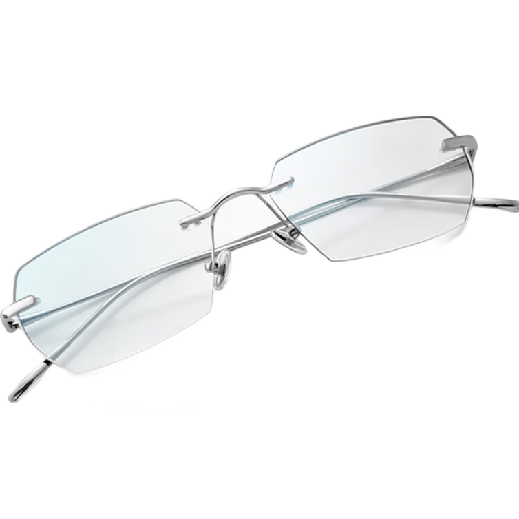 Volkswagen German, Genuine High-End Frameless Reading Glasses for Men, Ultra-Light Anti-Blue Light Reading Glasses, 666-400