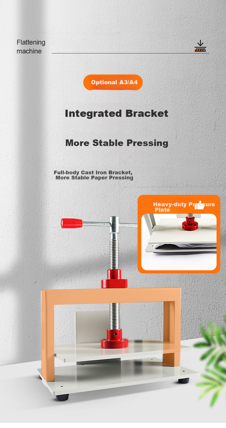 BYON YP-A4P Voucher Bill Flatting Machine, Financial And Personnel File Flatting Machine, Book Flatting Machine, Paper Pressing Machine, Accounting Voucher And Ledger Flatting Machine 4