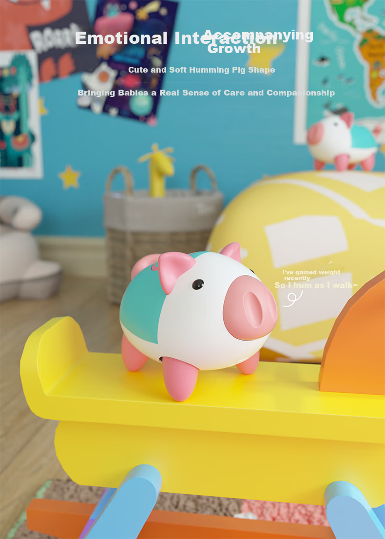 JUMP HERO Huhu Niu Infant And Toddler 0-1 Year Old, 2 Years Old Learning to Crawl, Boys And Girls, Newborn, 6 Months, Children's Birthday Gift 5