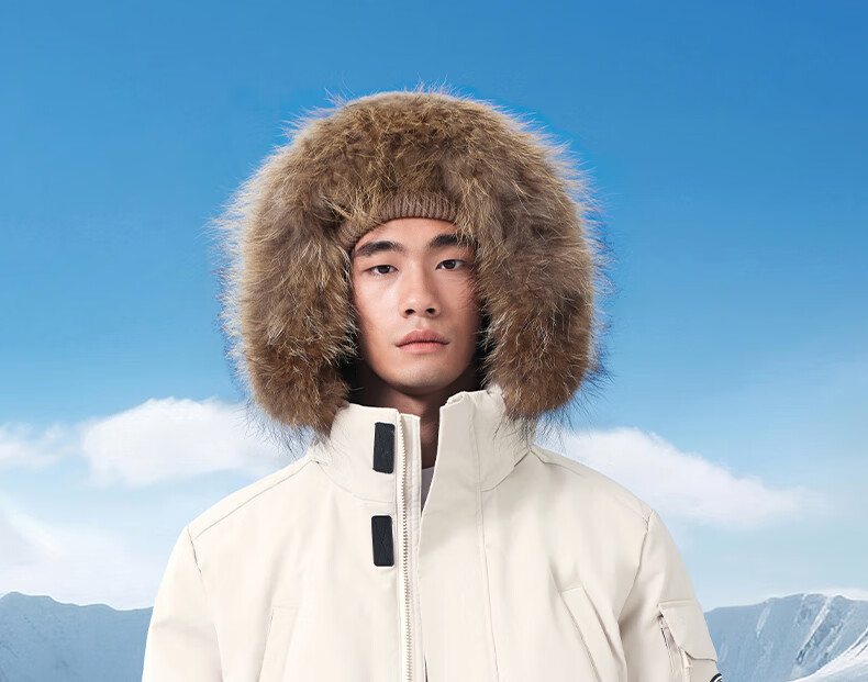 CAMEL Outdoor Down Jacket Unisex 035 Water-Repellent Thickened Warm Parka Coat 15