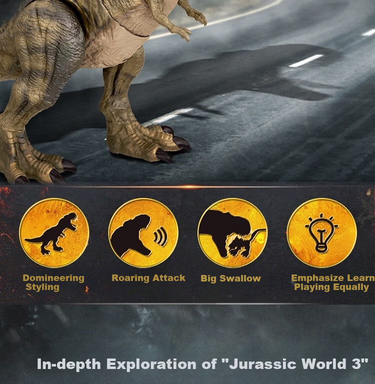 Jurassic World Birthday Gift, Movie-Inspired Dinosaur Toy for Boys, Jurassic World The Movie's Velociraptor JGB56 3