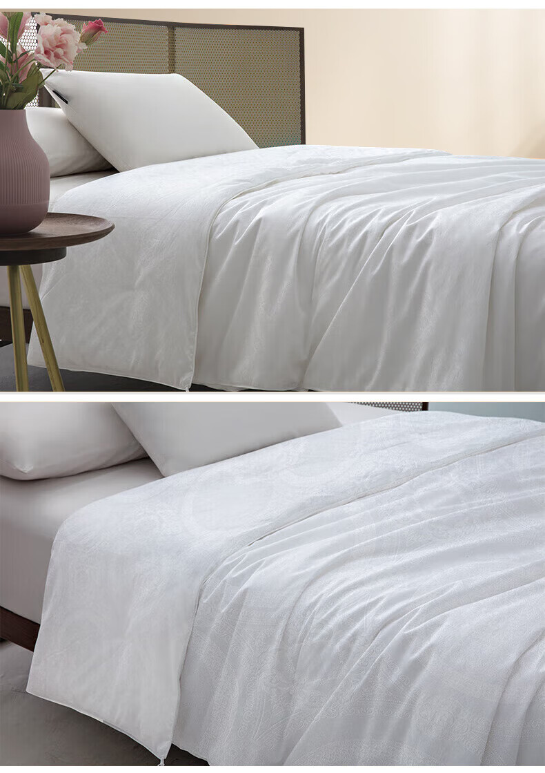Qianhuang Bubushenglian Silk Quilt, 100% Double Cocoon Mulberry Silk, Summer Cooling Quilt, Weight Approximately 3 Jin (1.5 Kg), 220*240cm 14