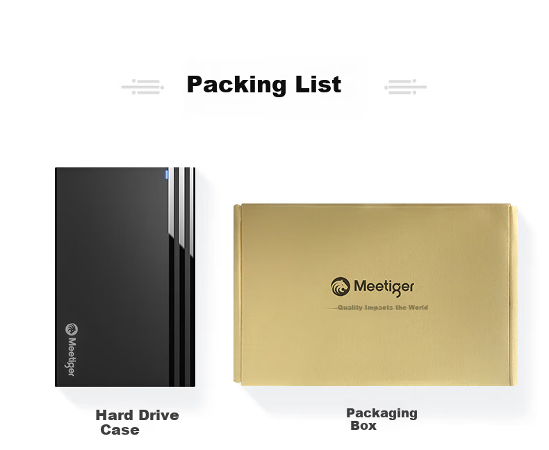 Mihu External Hard Drive Enclosure USB3.2 Compatible with 2.5-Inch SATA SSD And HDD, for Laptop And Desktop Computers Z2C6 27