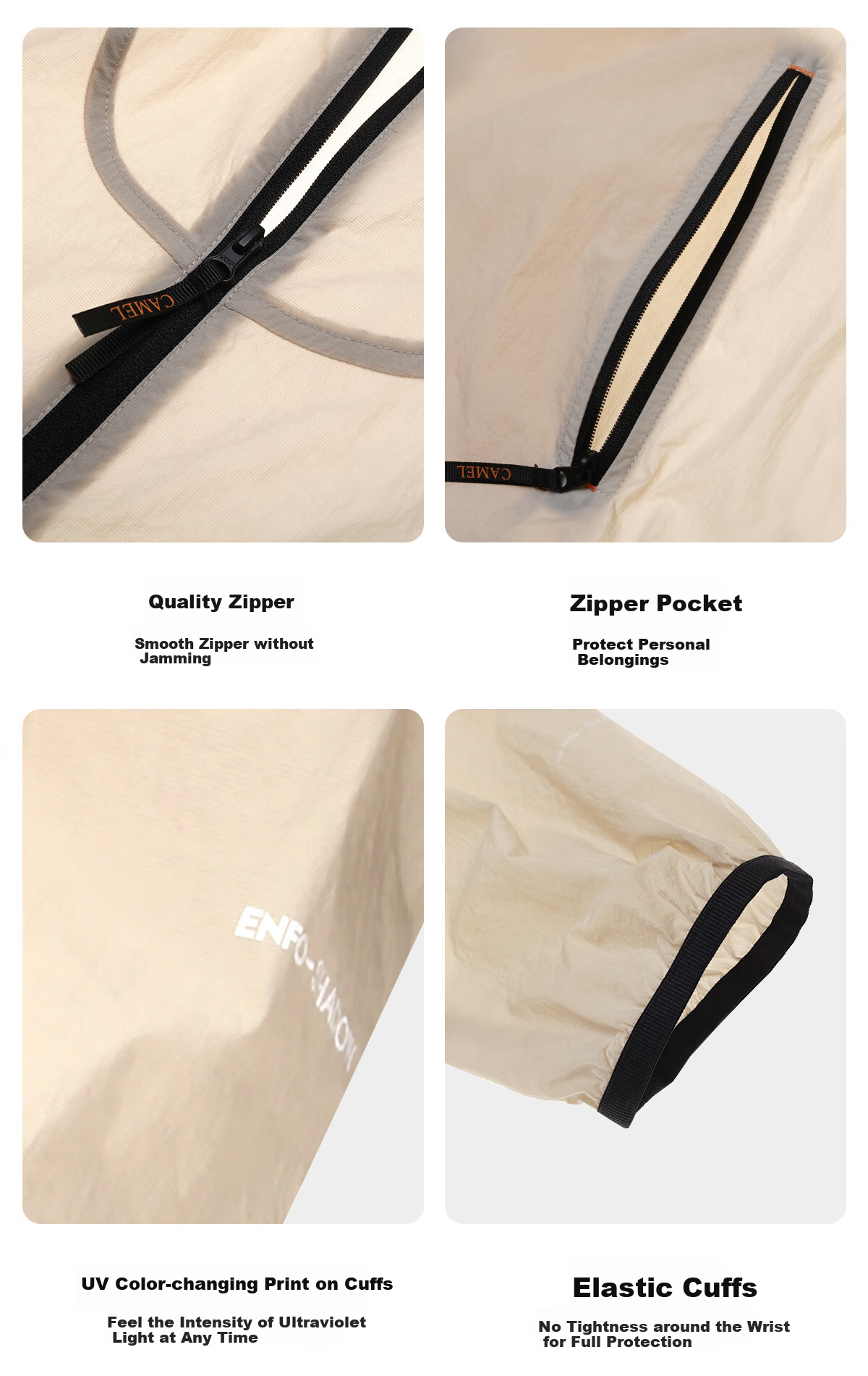 Xiongmao Luotuo Series Outdoor Sun Protection Clothing, Water-Repellent, Cool-Feeling Sun Protection Garment for Men And Women, Spring And Summer Jacket R139E,M 24