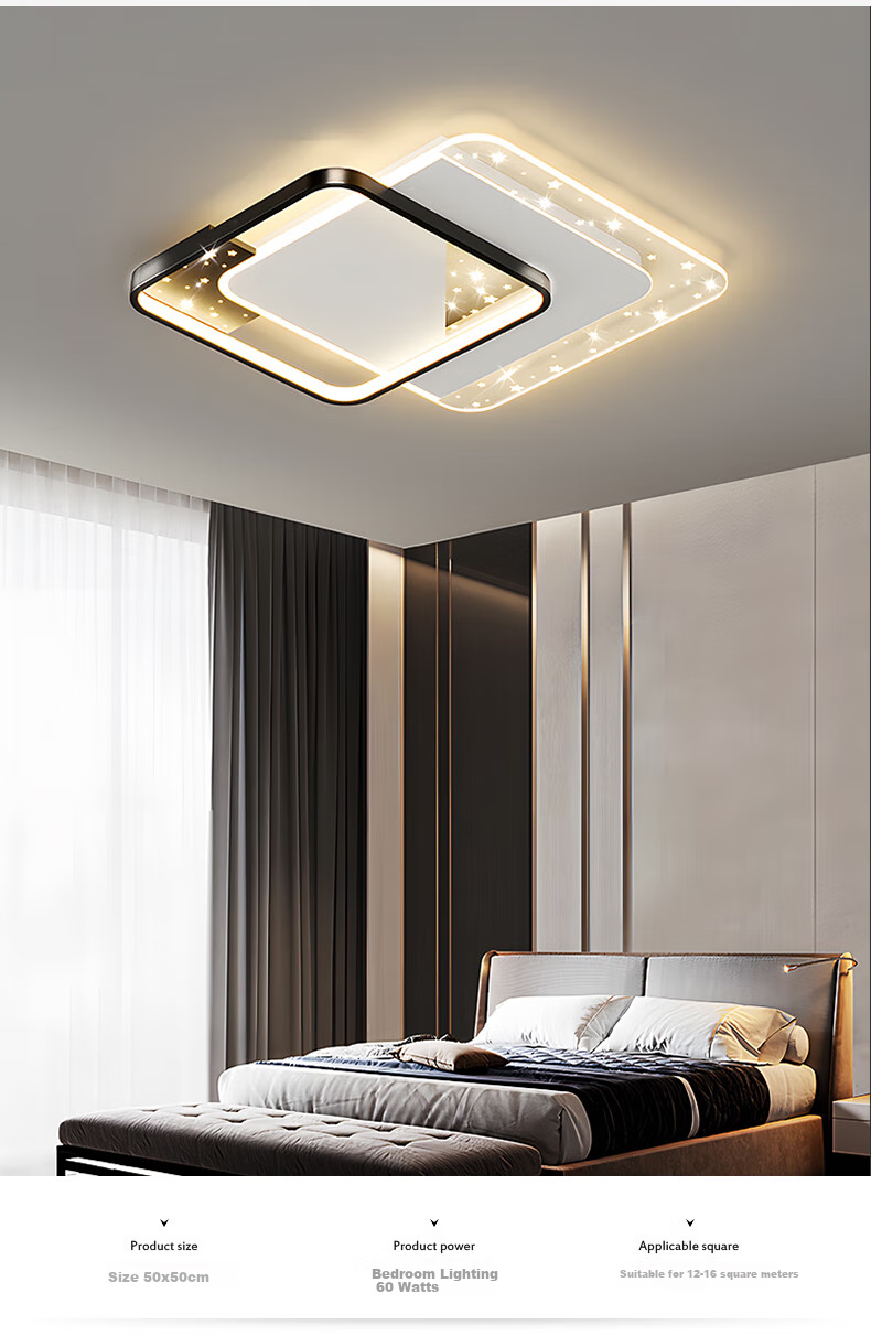 MICOE Living Room Light, Modern Minimalist Stylish LED Ceiling Light, Bedroom Dining Room Main Light, Zhongshan Lighting Fixture 20