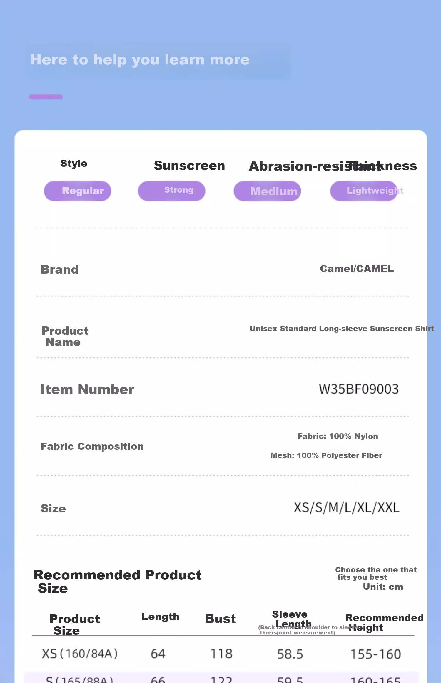 CAMEL Mukguang Outdoor Original Yarn Sun Protection Jacket Unisex 2025 Summer UV Protection Lightweight Breathable Coat L 20