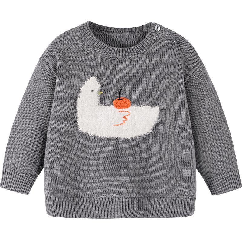 Minibala Bala Children's Baby Sweater Soft Skin-Friendly Non-Deforming Red Christmas Sweater [Artist Collaboration]