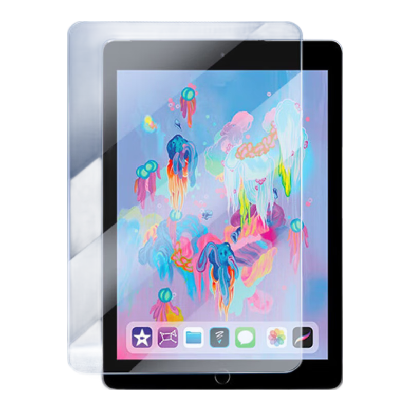 GOLDEN RAY Tempered Glass Screen Protector for Huawei MatePad Air 12-inch Tablet 2.5D Curved Edge HD Full Screen Anti-Fingerprint Explosion-Proof Film