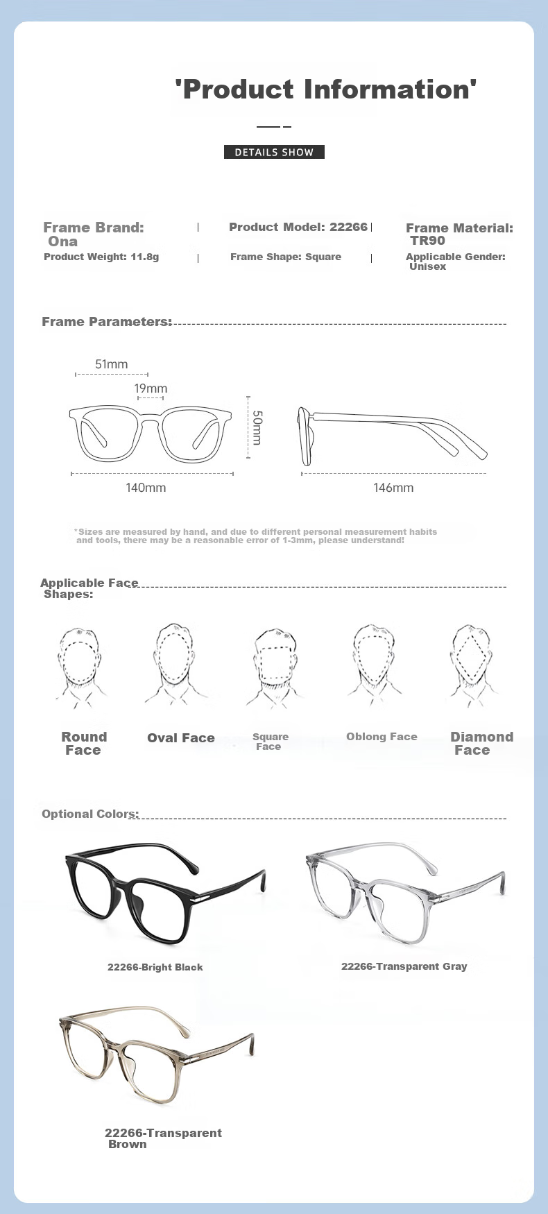 Ouna Blue Light Blocking Glasses, Non-Prescription Anti-Radiation Glasses for Men And Women, Phone And Computer Eye Protection Glasses (Jingcang) 4