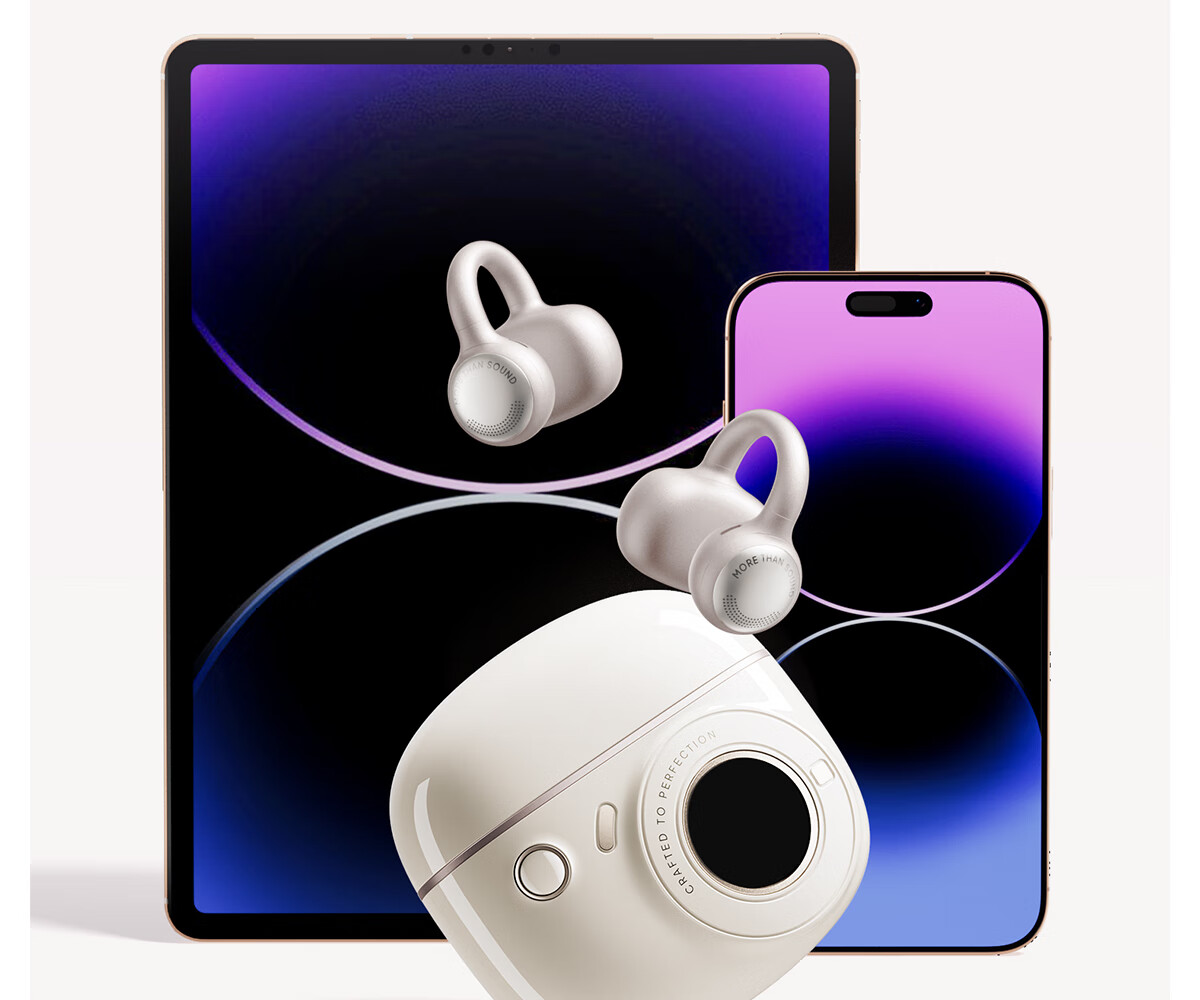 EDIFIER Clip-On Ear Clip Bluetooth Sports Earphones Fast Charging Long Battery Life Compatible with Apple Huawei Xiaomi OPPO Phones Festival Secret Night Blue 31