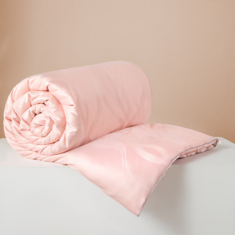 Hengyuanxiang 100% Natural Wild Silk Parent-Child Comforter Set, Antibacterial Two-In Duvet, Filling 1.5x2m Approximately 6.9 Ji