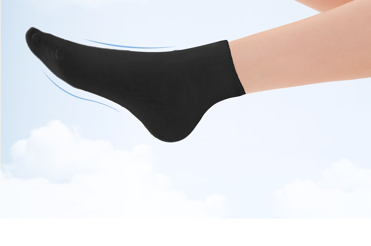 Freego Disposable Socks Unisex Cotton Mid-Calf Travel Business Trip Daily Use Sweat-Absorbent Durable Breathable No-Wash 8 Pairs 2