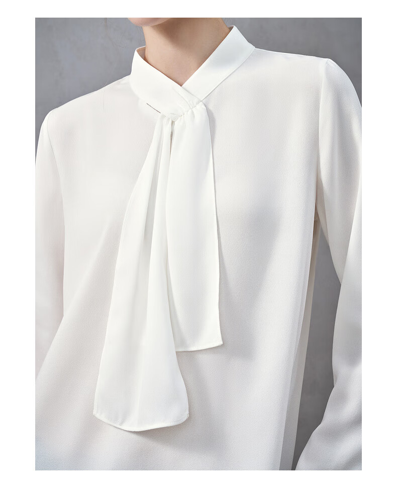 G2000 Textured Ribbon Design Women's 2025 Autumn Winter Comfortable Long Sleeve Casual Shirt Mall Same Style 4
