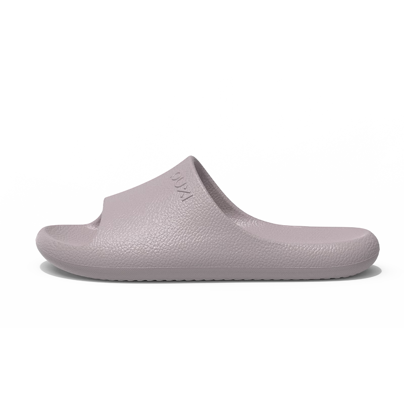 Poxi Premium Textured Slippers for Women, Indoor Non-Slip Odor-Resistant Bathroom Shower Sandals for Men, Lotus Purple, Size 37-38