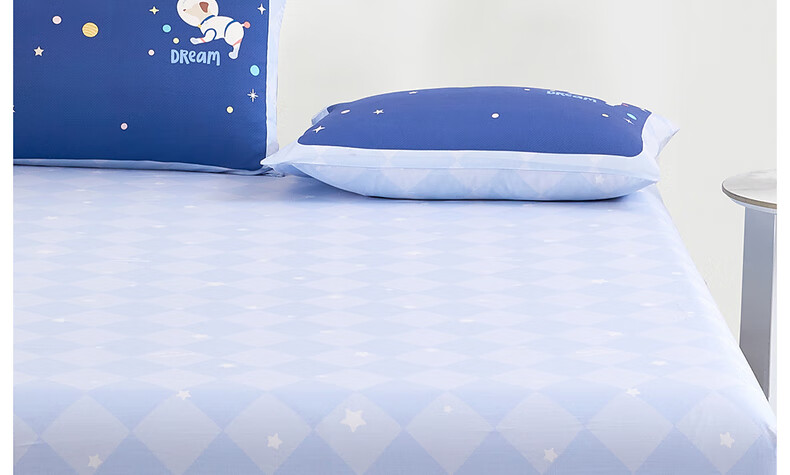 Mercury Home Textiles 100% Cotton Antibacterial Bed Skirt A-Class Cartoon Extra Height Children's Mattress Protector 150cm×200cm 8