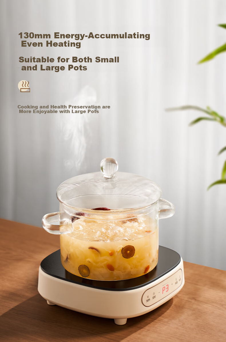 SUPOR Ceramic Cooker, Electric Tea Brewing Induction Stove, Household Electromagnetic Stove, New Mini Compact Simple High-Power Rapid Heating Quiet Hot Pot Surrounding Stove Tea Brewing Cooker C10-CS15 5