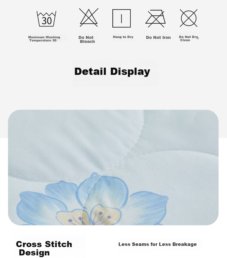 Hengyuanxiang Summer Cooling Quilt, Class A Antibacterial, 20% Soybean Fiber, Washable Air Conditioning Quilt for Summer, Wengchun 160*210cm 4