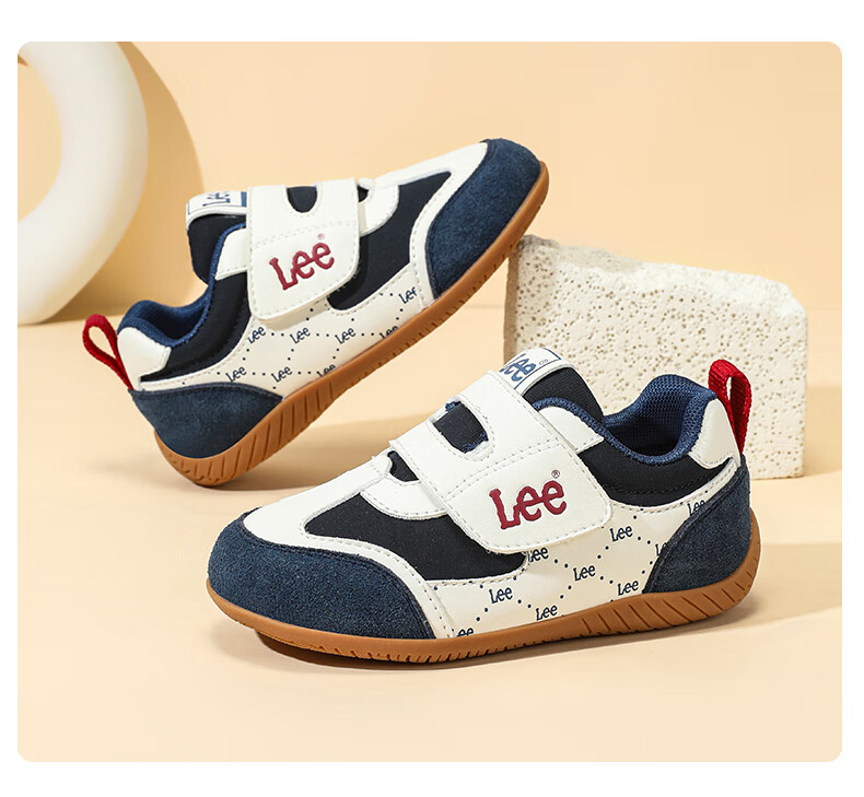LEE KIDS Children's Shoes, Autumn New Style Kids Sneakers, Non-Slip Sports Shoes for Girls, Casual Shoes for Boys, Dark Blue, Size 32 12