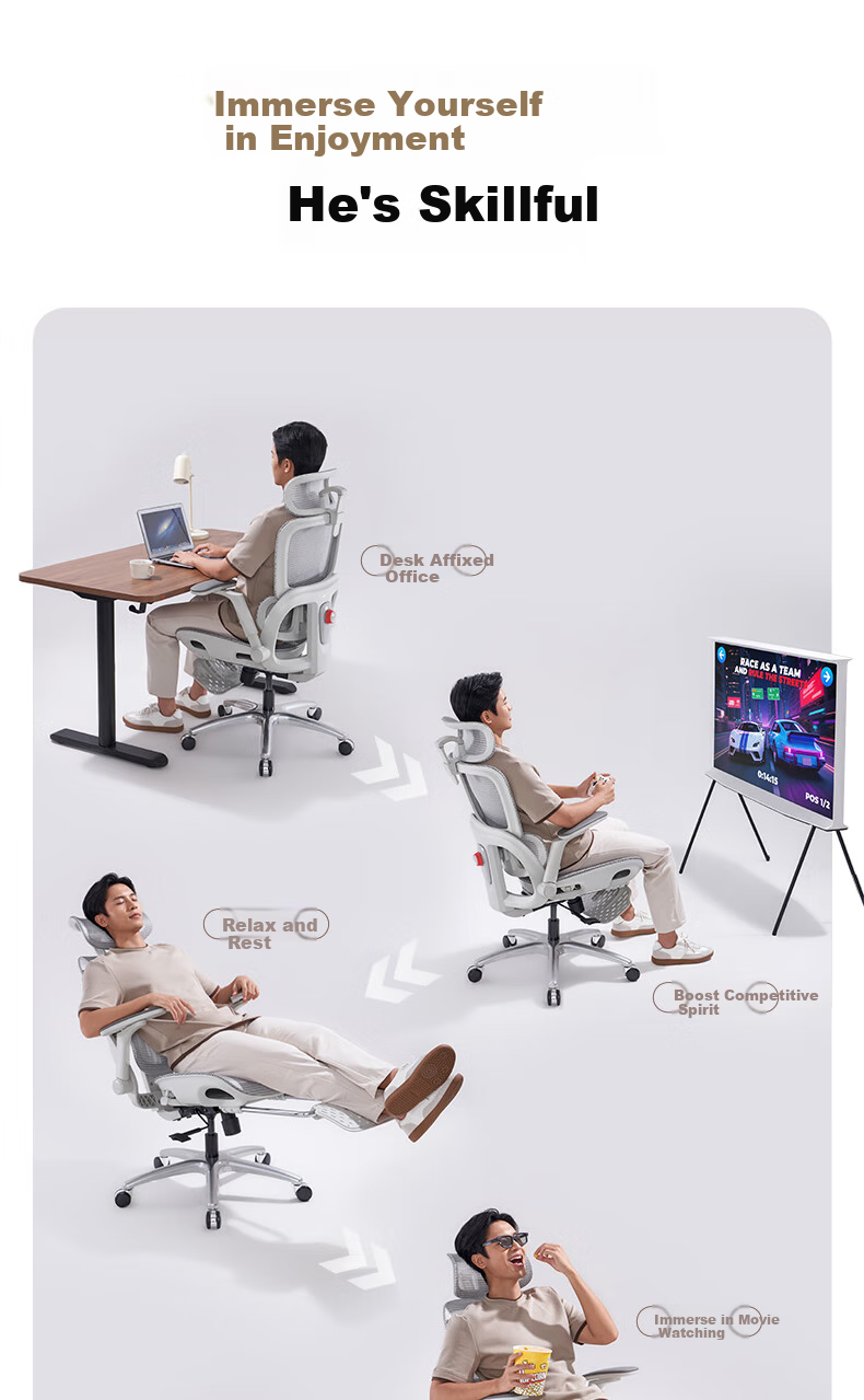 SIHOO B300 Ergonomic Chair, Gaming Chair, Office Chair, Computer Chair, Biomechanical Seat, Waist-Tracking Armrest Chair 20