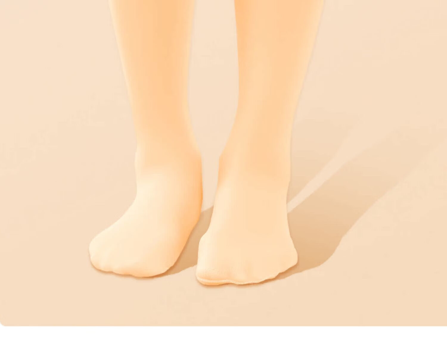 Barbie Children's Spring and Autumn Tights Nude Color Dance Stockings Thin Skin-tone Long Socks for Girls 4