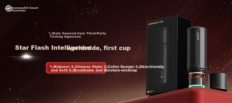 Hongmengzhixuan Titanium Cup AI Smart Star-Shine Tea Infuser Mug, Pure Titanium Insulated Tumbler, Large Capacity Water Bottle for Men And Women, Gift 1