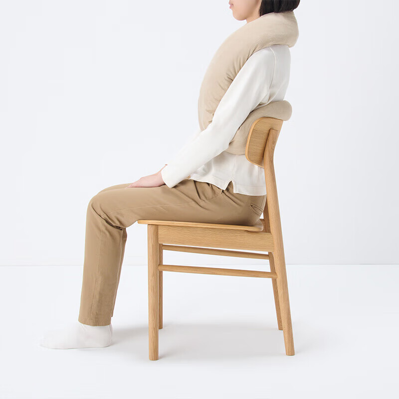 MUJI Ring-Shaped Soft Cushion Light Beige 12×200cm