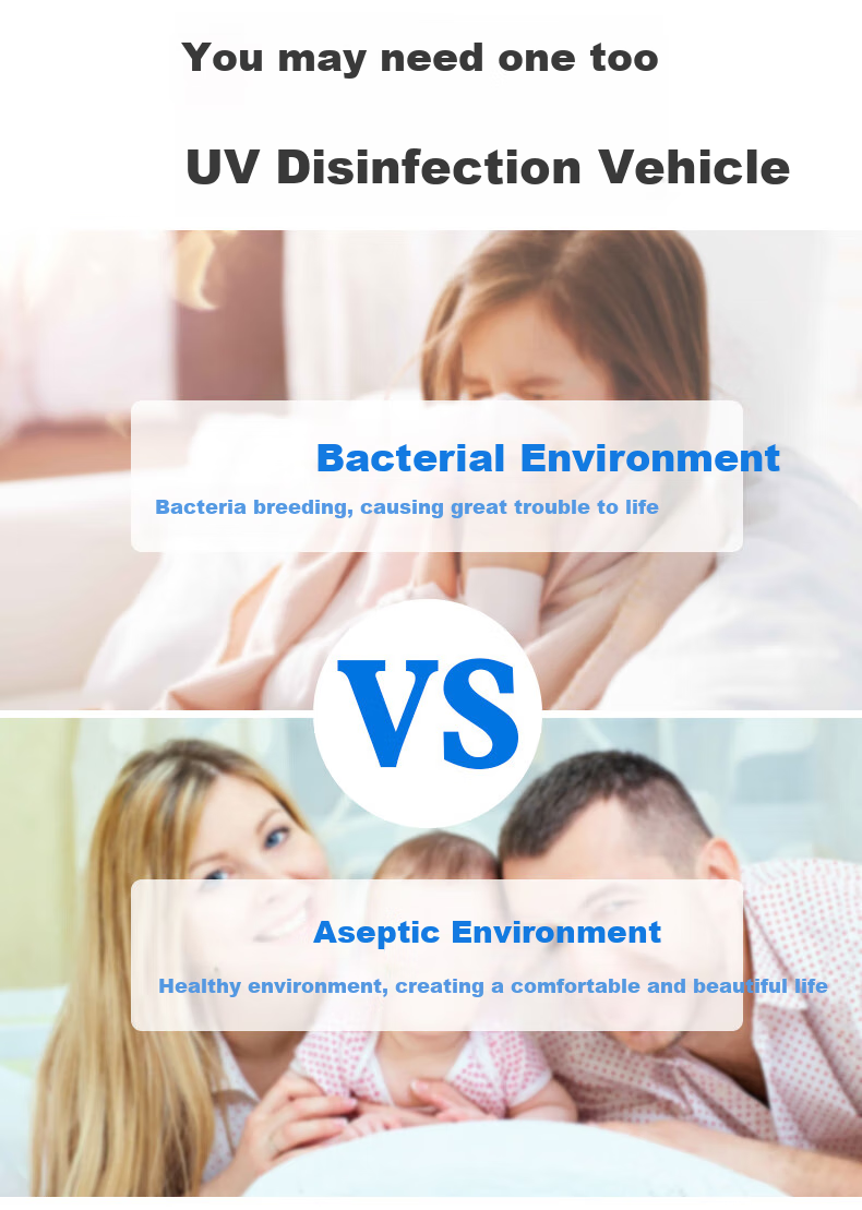 Yichen 650,000 Ultraviolet Disinfection Lamp for Cars, Kindergartens, Clinics, Factories, Sterilization, Mite Removal, Odor Elimination, Ozone Sterilization with Timer 7