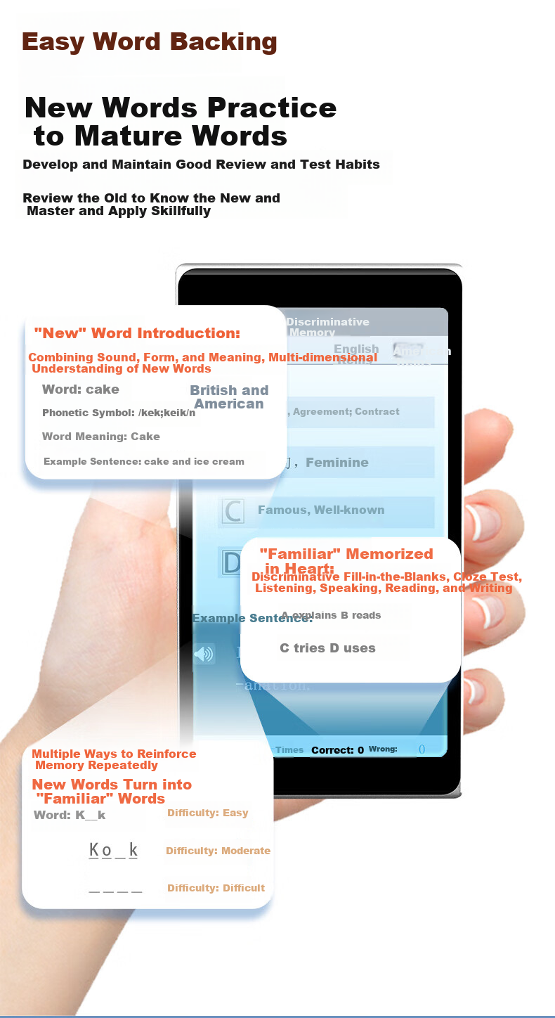 Wenquxing AI Electronic Dictionary A8000 Synchronized with Primary, Middle And High School Textbooks for 2026 New Vocabulary, English-Chinese Dictionary, Example Sentences, Portable Learning Device for Overseas Study And Travel with Large High-Definition Scree 6