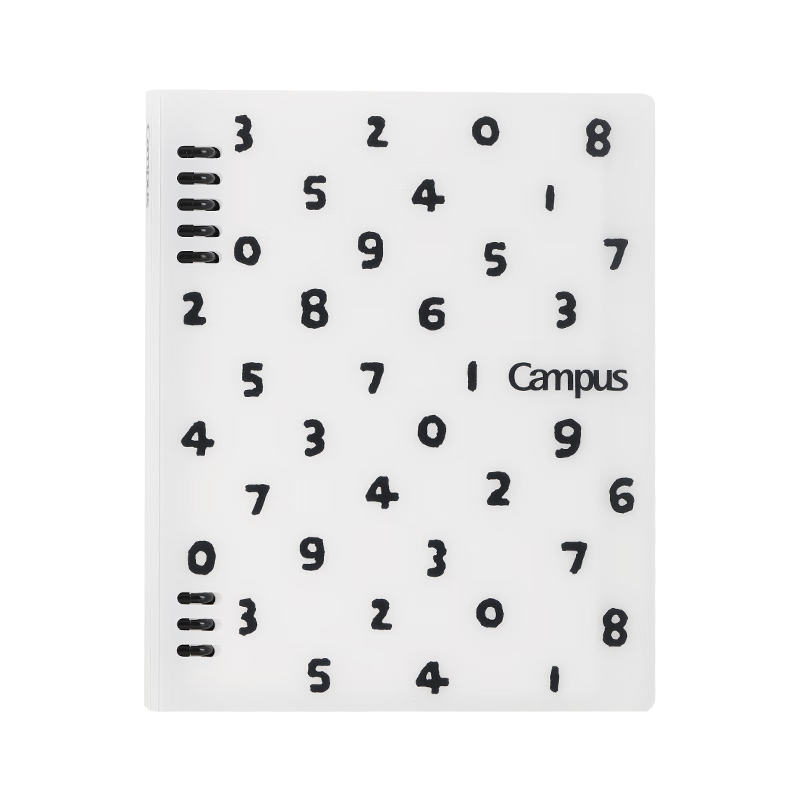 KOKUYO SOU·SOU Series 8-Hole Loose-Leaf Notebook Student Planner Refillable A5/40 Sheets/8mm Ruled White WSG-RU1XP12-2