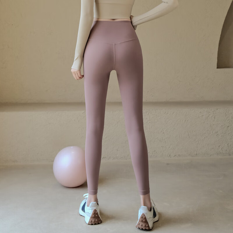 ACKDCS High-Waist Butt-Lifting Yoga Pants for Women, Tight-Fitting, High-Elastic, Bare-Sense Outdoor Sports Leggings, Running, Pilates, Fitness Pants for Spring and Summer