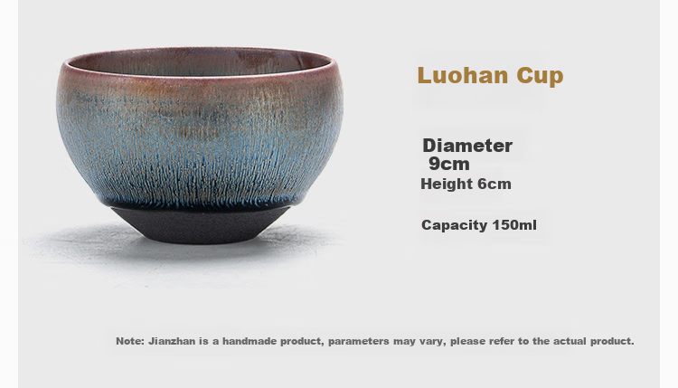 Danyi Jianzhen Tea Cup, Intangible Cultural Heritage Master's Cup, Tea Set, Tasting Cup, Gift Box Set - Songying Luohan Zua 13